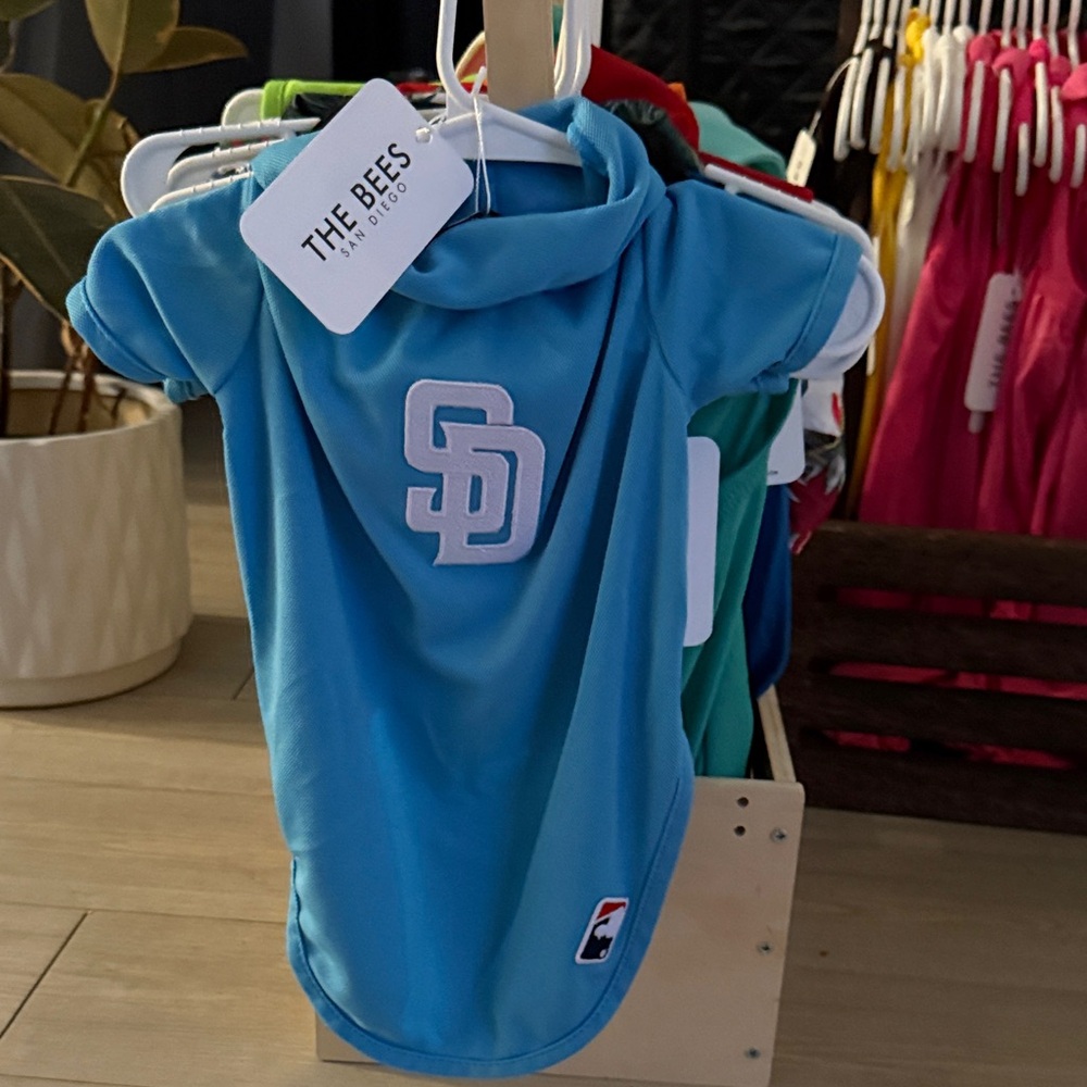 Padres San Diego Blue Pet polo with Logo